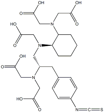 142434-84-2 N-(2-amino-3-(4-isothiocyanatophenyl)propyl)cyclohexane-1,2-diamine-N,N',N',N'',N''-pentaacetic acid