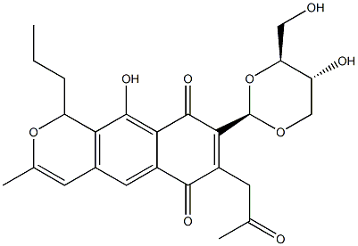 naphthopyranomycin 结构式