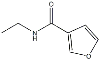 N-エチル-3-フランカルボアミド 化学構造式