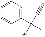 2-Pyridineacetonitrile,alpha-amino-alpha-methyl-(9CI) Struktur