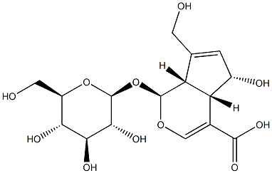去乙酰基车叶草苷酸,14259-55-3,结构式