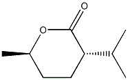 2H-Pyran-2-one,tetrahydro-6-methyl-3-(1-methylethyl)-,(3R,6S)-rel-(9CI)|