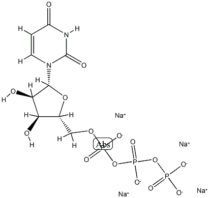 Uridine5'-(tetrahydrogen triphosphate), sodium salt (1:4) Structure