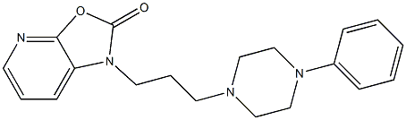 7-[3-(4-phenylpiperazin-1-yl)propyl]-9-oxa-2,7-diazabicyclo[4.3.0]nona -2,4,10-trien-8-one Structure