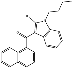 JWH 073 2-hydroxyindole metabolite Structure