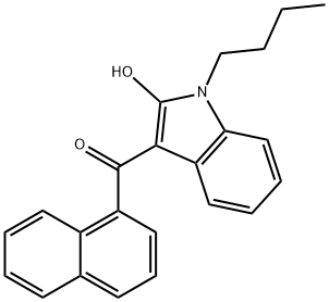 JWH 073 2-hydroxyindole metabolite,1427325-54-9,结构式