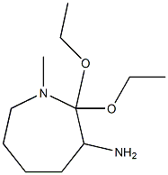 1H-Azepin-3-amine,2,2-diethoxyhexahydro-1-methyl-(9CI),142741-59-1,结构式