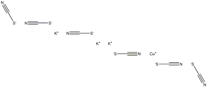 TRIPOTASSIUM HEXAKIS(THIOCYANATO-N)CHROMATE(3-) 结构式