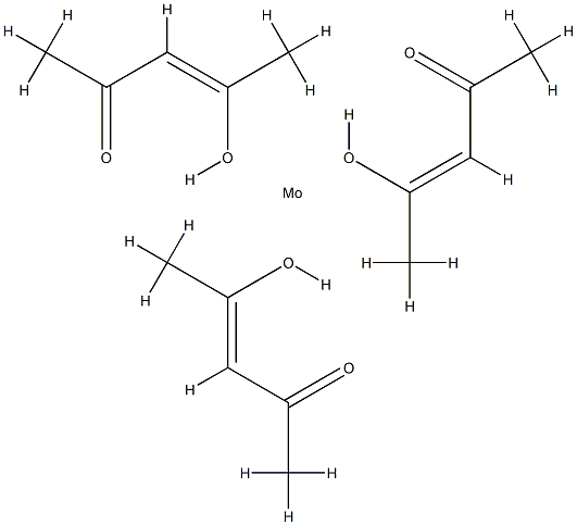 tris(pentane-2,4-dionato-O,O')molybdenum Structure