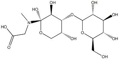 1-desoxy-1-glycinomaltose 化学構造式