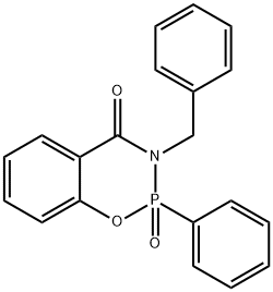 8-benzyl-9-oxo-9-phenyl-10-oxa-8-aza-9$l^{5}-phosphabicyclo[4.4.0]deca -1,3,5-trien-7-one Structure