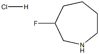 3-フルオロアゼパン塩酸塩 化学構造式