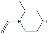 1-Piperazinecarboxaldehyde,2-methyl-(9CI) 化学構造式