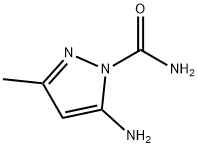1H-Pyrazole-1-carboxamide,5-amino-3-methyl-(9CI) Structure