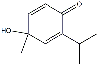 2,5-Cyclohexadien-1-one,4-hydroxy-4-methyl-2-(1-methylethyl)-(9CI) Structure