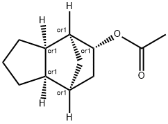 (3aalpha,4alpha,5alpha,7alpha,7aalpha)]-octahydro-4,7-methano-1H-inden-5-yl acetate  Structure