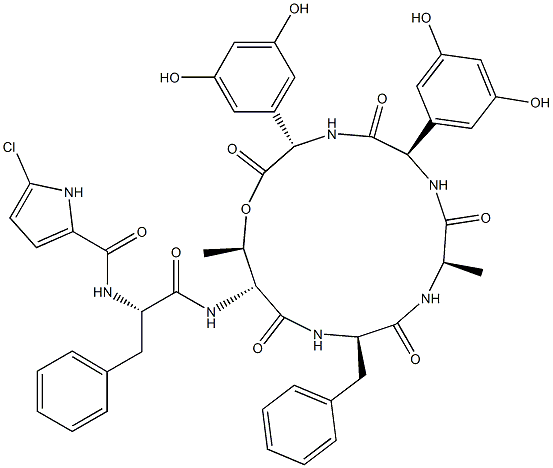 靠钦霉素 Ⅱ,143728-98-7,结构式