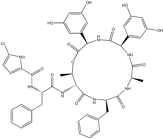 靠钦霉素 Ⅲ,143728-99-8,结构式