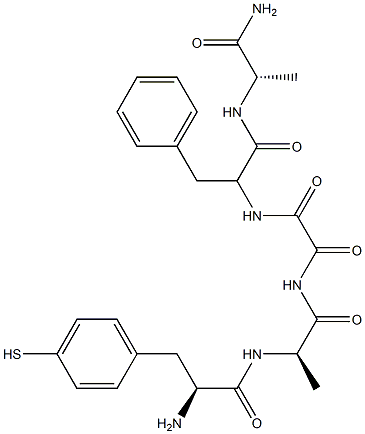 enkephalinamide, Ala(2,5)- 结构式