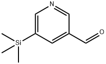 3-Pyridinecarboxaldehyde,5-(trimethylsilyl)-(9CI) Struktur