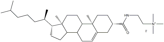 N,N,N-trimethyl-N'-cholesteryl amidoethyl ammonium|