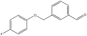 3-((4-氟苯氧基)甲基)苯甲醛,1443304-37-7,结构式