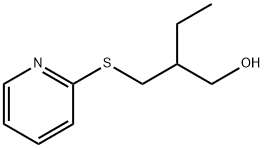 1-Butanol,2-[(2-pyridinylthio)methyl]-(9CI) Structure