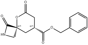 5-Oxa-2-azaspiro[3.5]nonane-8-carboxylic acid, 1,6-dioxo-, phenylMethyl ester, (4R,8R)-rel- Struktur
