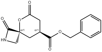 5-Oxa-2-azaspiro[3.5]nonane-8-carboxylic acid, 1,6-dioxo-, phenylMethyl ester, (4R,8S)-rel- Struktur