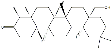 28-Hydroxy-D:A-friedooleanan-3-one 结构式