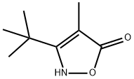 5(2H)-Isoxazolone,3-(1,1-dimethylethyl)-4-methyl-(9CI) 结构式