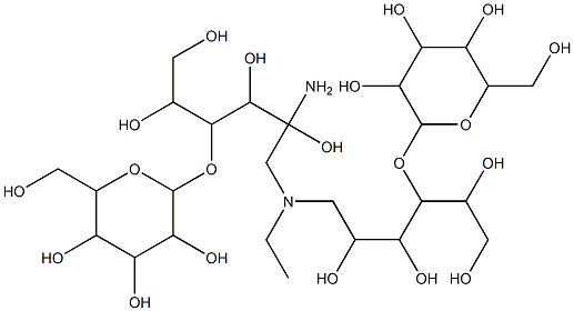 N,N-dilactitolethylenediamine Structure