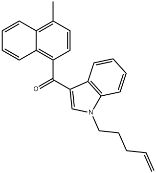 JWH 122 N-(4-pentenyl) analog, 1445577-68-3, 结构式