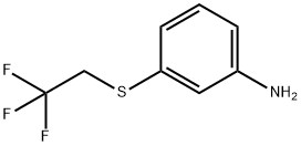 3-((2,2,2- trifluoroethyl)thio)aniline Structure