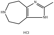 2-Methyl-1,4,5,6,7,8-Hexahydroimidazo[4,5-D]Azepine Hydrochloride(WX141378) Structure