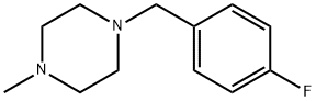 1-(4-fluorobenzyl)-4-methylpiperazine Struktur