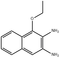 2,3-Naphthalenediamine,1-ethoxy-(9CI),144754-09-6,结构式