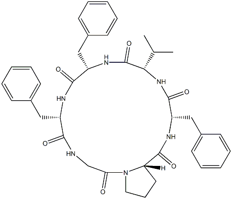 144838-26-6 cyclo(glycyl-prolyl-phenylalanyl-valyl-phenylalanyl-phenylalanyl)