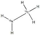 Methylamine-13C,15N 化学構造式