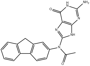 N-(guanin-8-yl)-N-acetyl-2-aminofluorene Structure