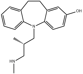 2-hydroxydesmethyltrimipramine 结构式