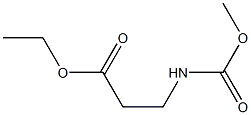 -bta--Alanine,  N-(methoxycarbonyl)-,  ethyl  ester Structure