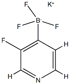 3-フルオロピリジン-4-トリフルオロほう酸カリウム 化学構造式