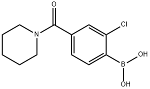 1451392-96-3 (2-氯-4-(哌啶-1-羰基)苯基)硼酸