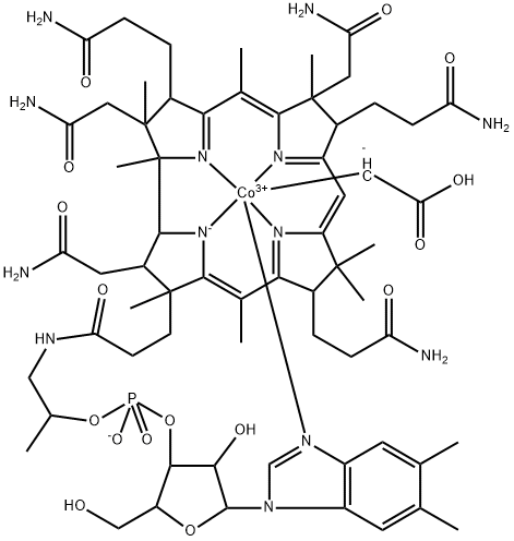 Co-(carboxymethyl)cobalamin Structure