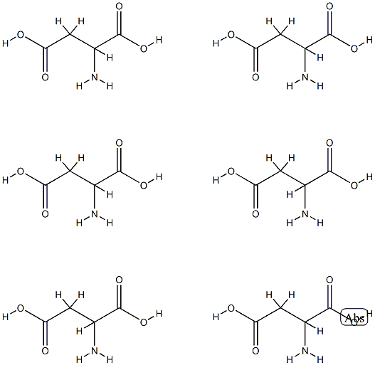 hexaaspartic acid Struktur