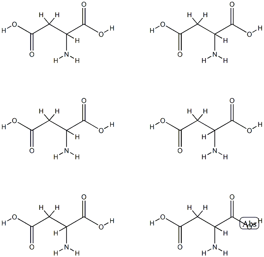 hexaaspartic acid Structure