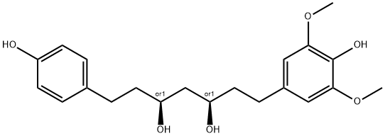 (3R,5S)-REL-1-(4-羟基-3,5-二甲氧基苯基)-7-(4-羟基苯基)-3,5-庚二醇
