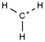 メチルカチオン 化学構造式