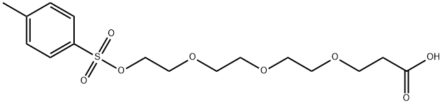 Tos-PEG4-acid Structure